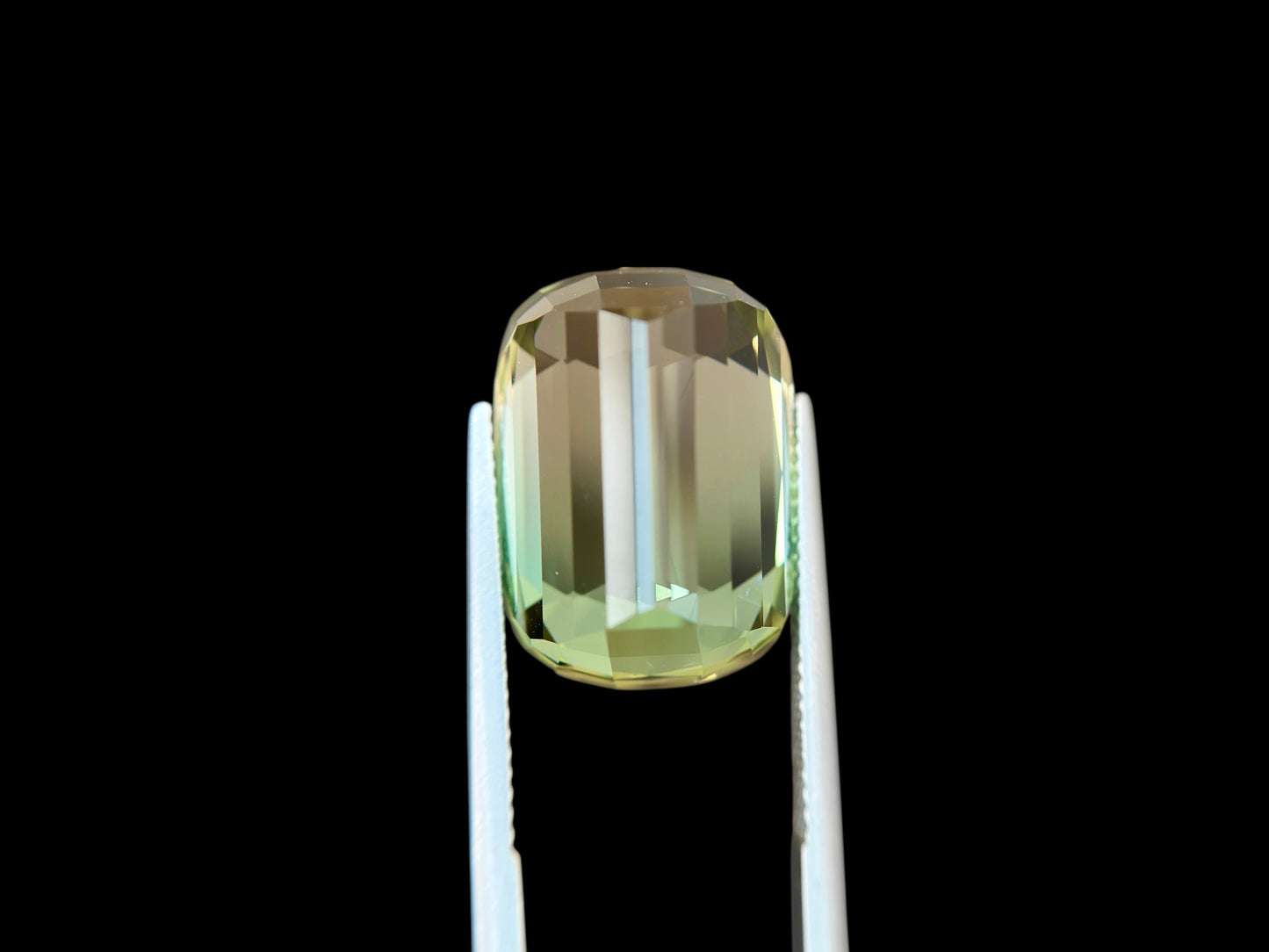 28.87 CT NATURAL BI COLOR TOURMALINE PERFECT CUSHION CUT