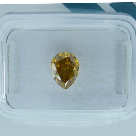 1.12 Ct - NATURAL FANCY BROWNISH YELLOW DIAMOND - IGI CERTIFIED