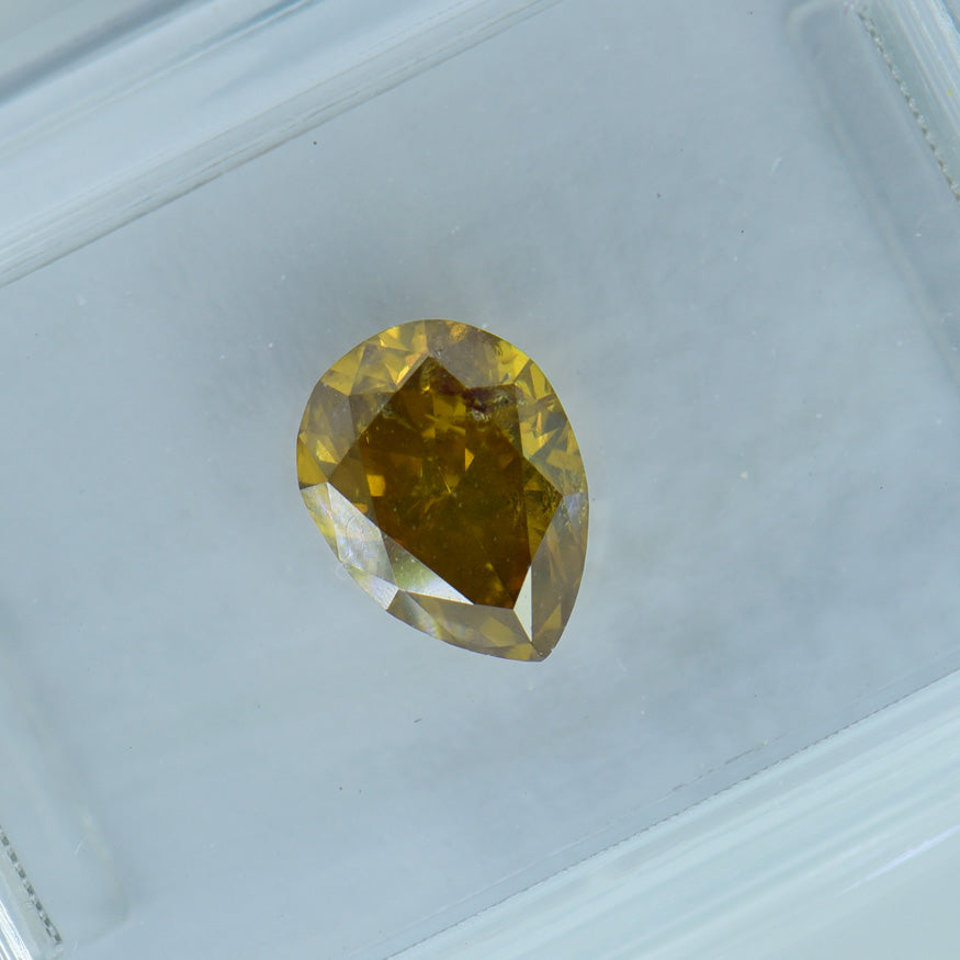 1.12 Ct - NATURAL FANCY BROWNISH YELLOW DIAMOND - IGI CERTIFIED