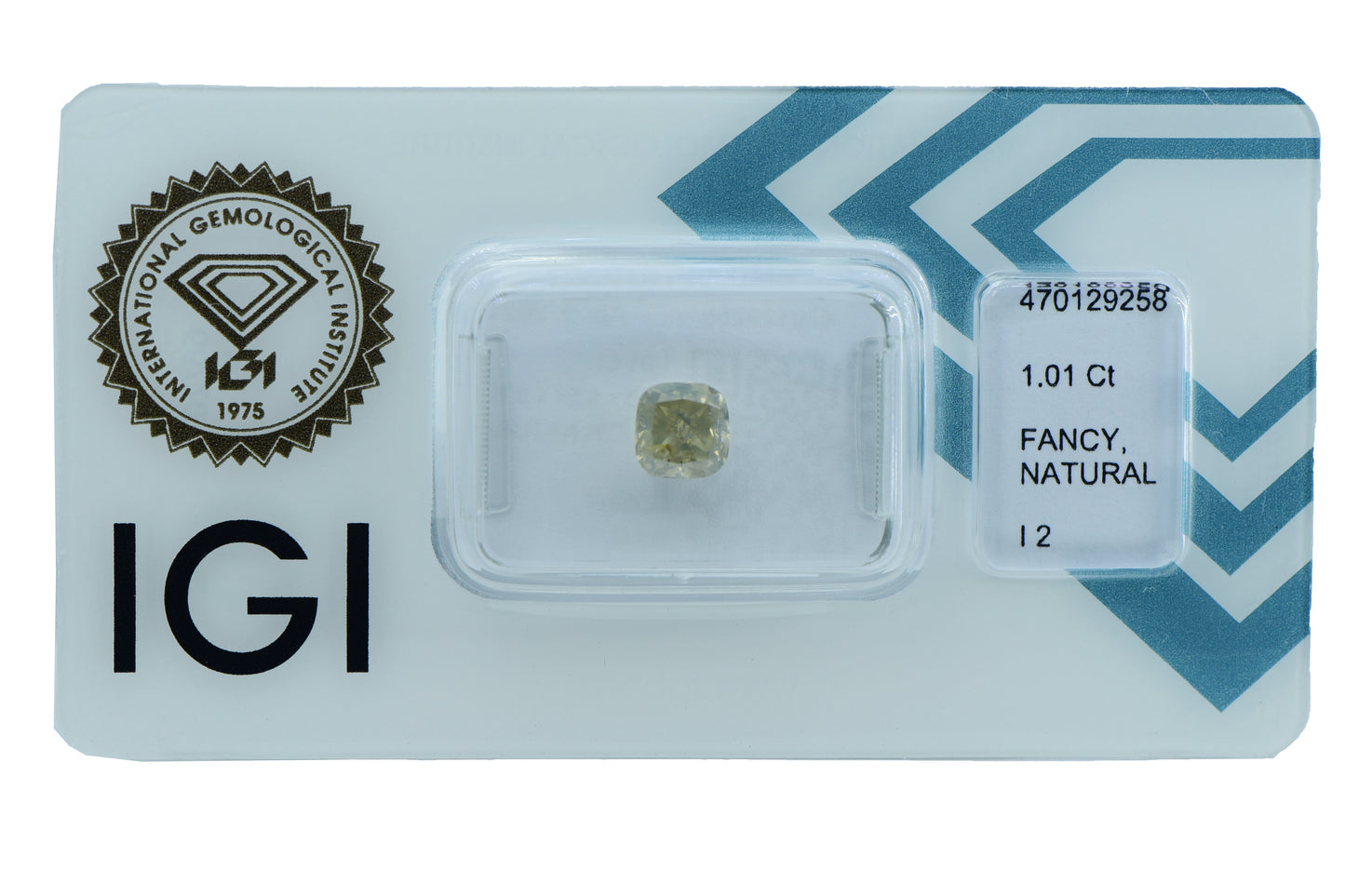 1.01 Ct- NATURAL FANCY BROWNISH YELLOW DIAMOND - IGI CERTIFIED