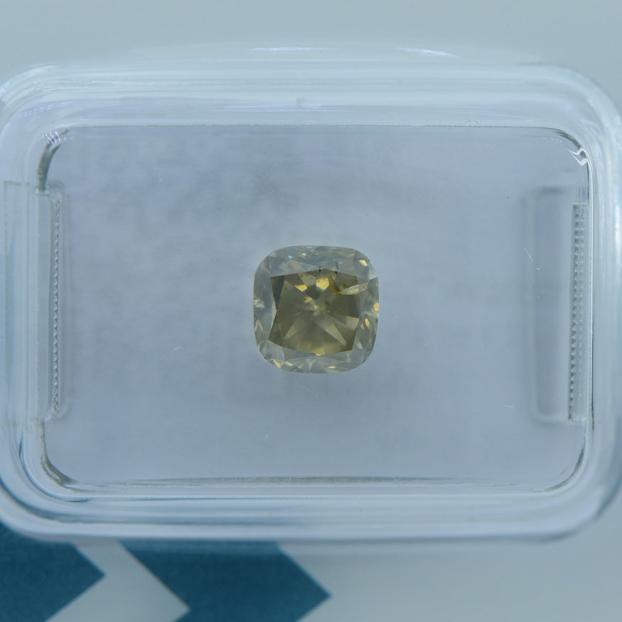 1.01 Ct- NATURAL FANCY BROWNISH YELLOW DIAMOND - IGI CERTIFIED