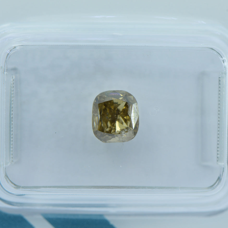 1.03Ct - NATURAL FANCY BROWNISH YELLOW DIAMOND- IGI CERTIFIED