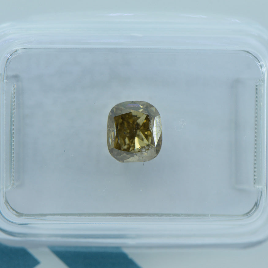 1.03Ct - NATURAL FANCY BROWNISH YELLOW DIAMOND- IGI CERTIFIED