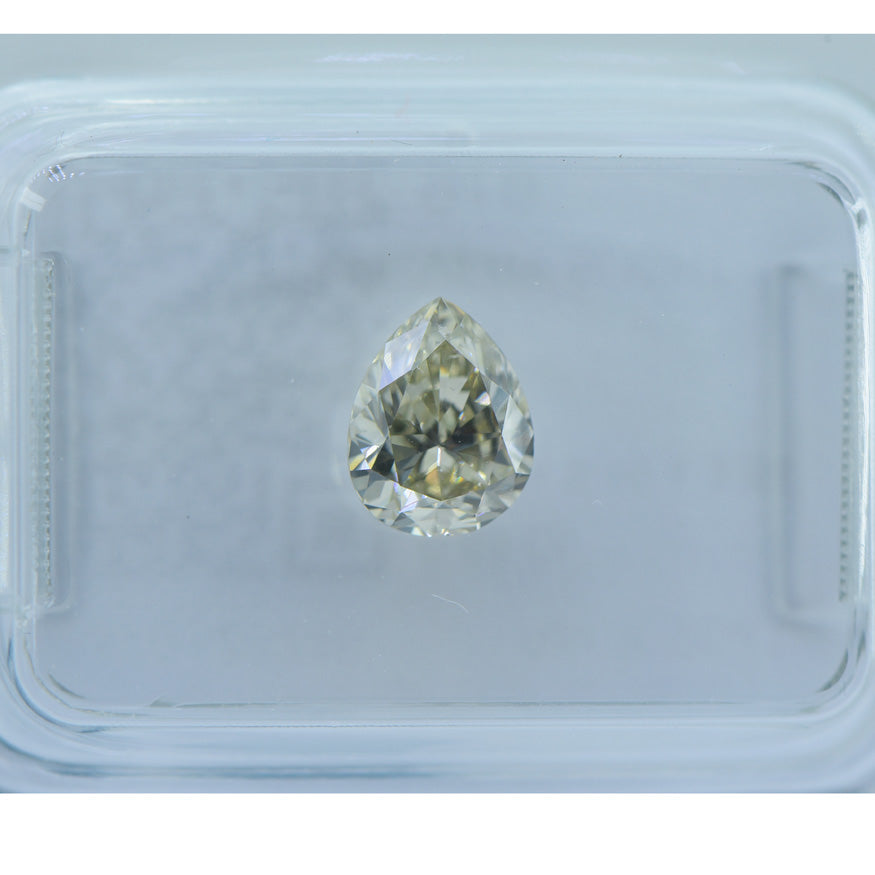 0.89Ct - NATURAL GREYISH YELLOW DIAMOND - IGI CERTIFIED