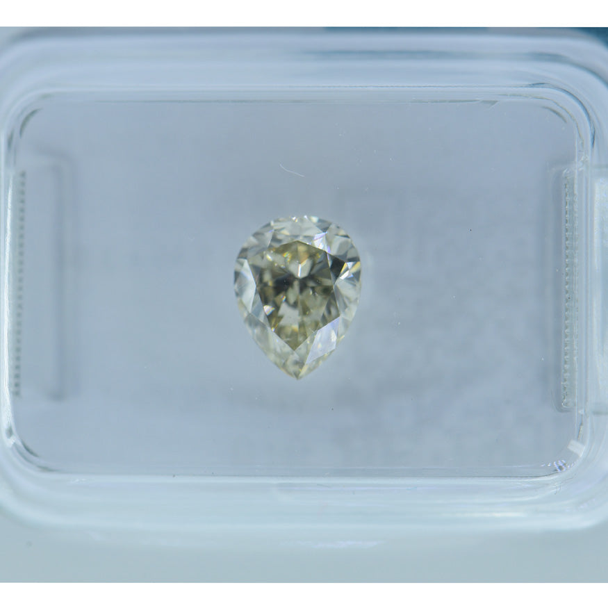 0.89Ct - NATURAL GREYISH YELLOW DIAMOND - IGI CERTIFIED