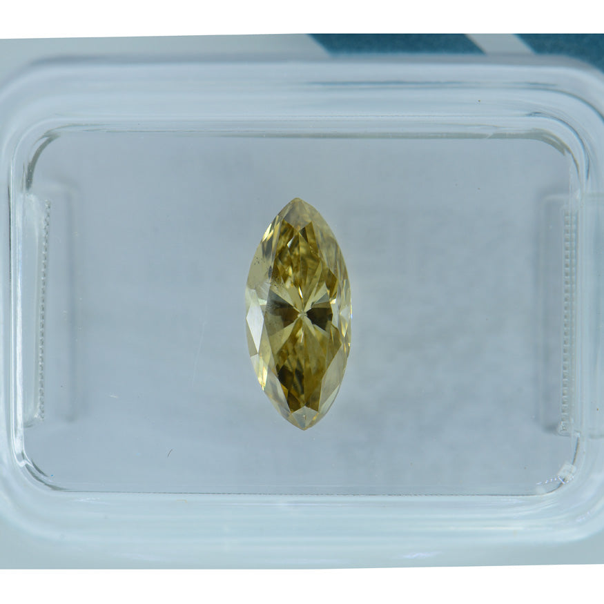 1.01 Ct- NATURAL FANCY YELLOW DIAMOND- IGI CERTIFIED