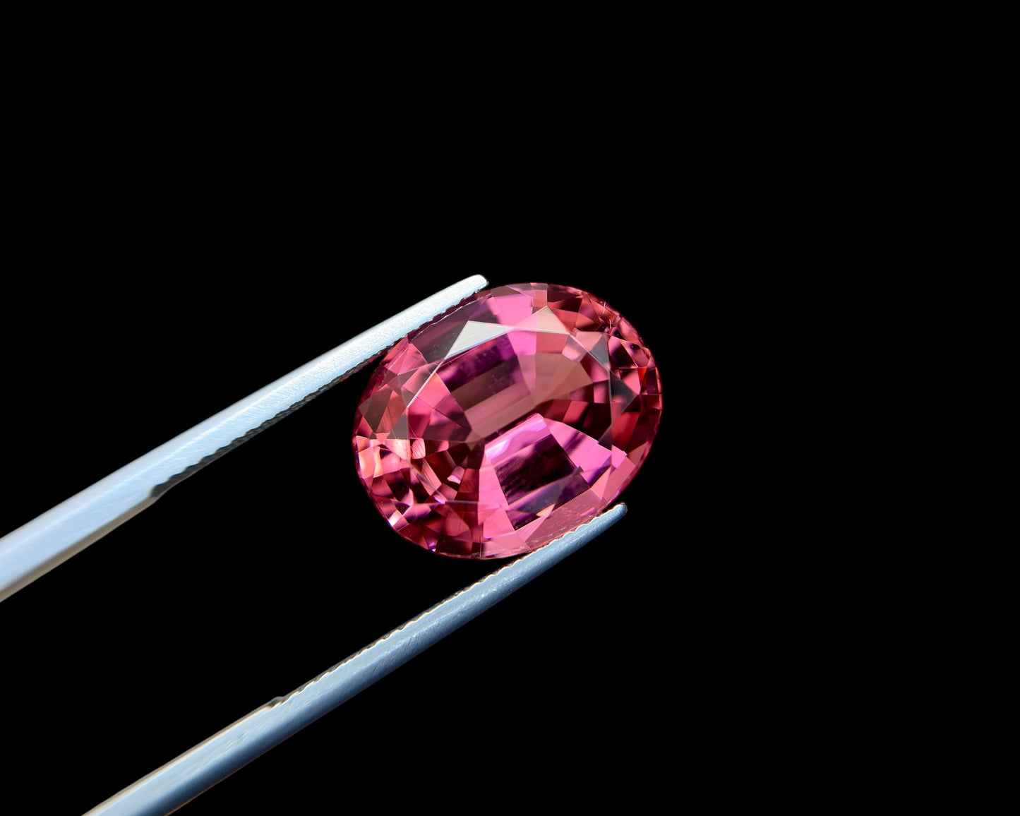 15.01 CT NATURAL RUBELITE PERFECT OVAL CUT