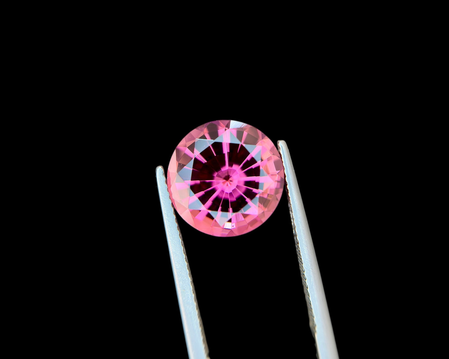 7.36 CT NATURAL RUBELITE PERFECT ROUND CUT