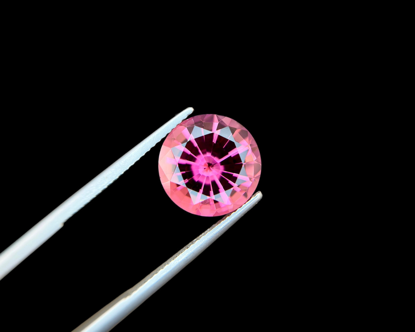 7.36 CT NATURAL RUBELITE PERFECT ROUND CUT
