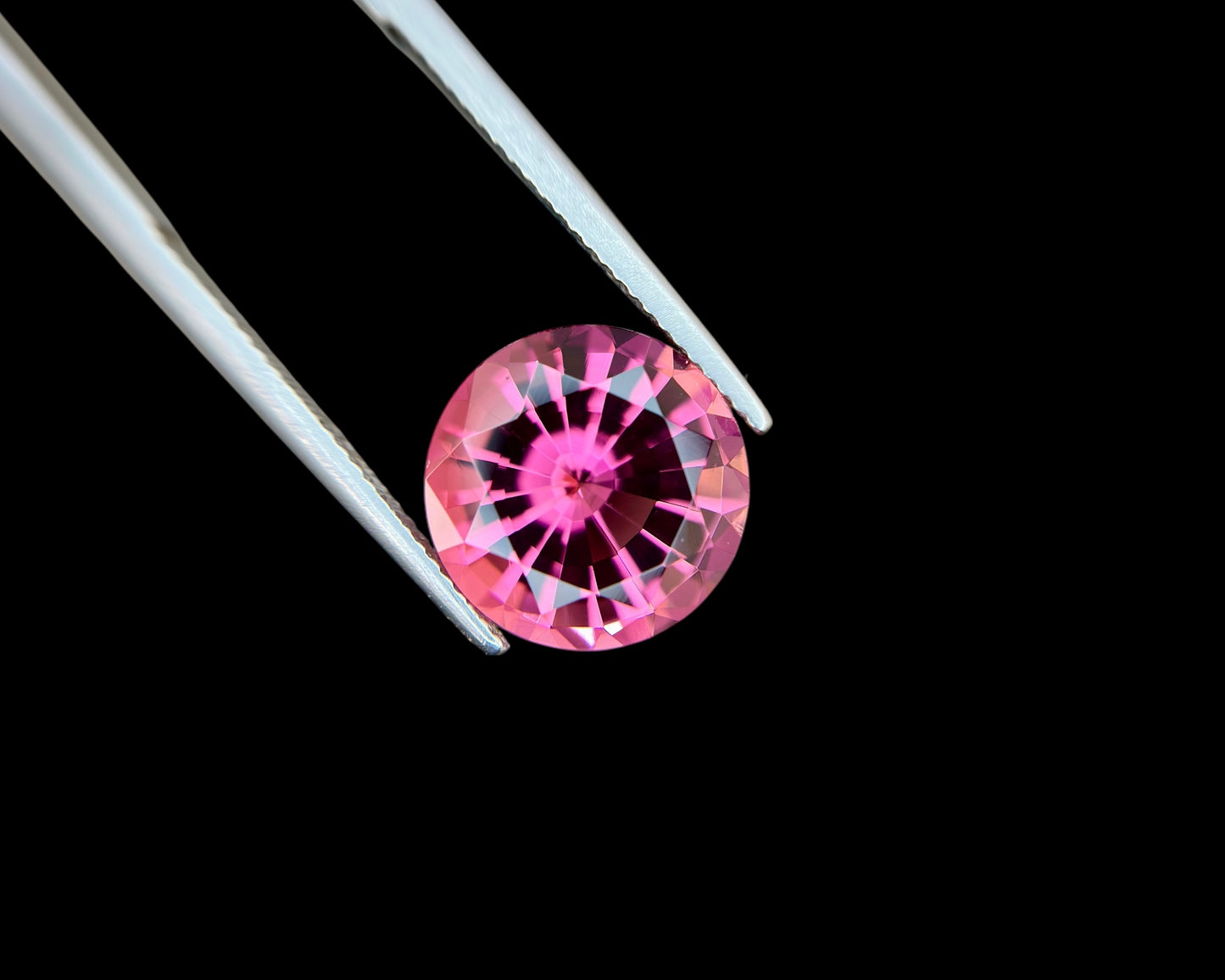7.36 CT NATURAL RUBELITE PERFECT ROUND CUT