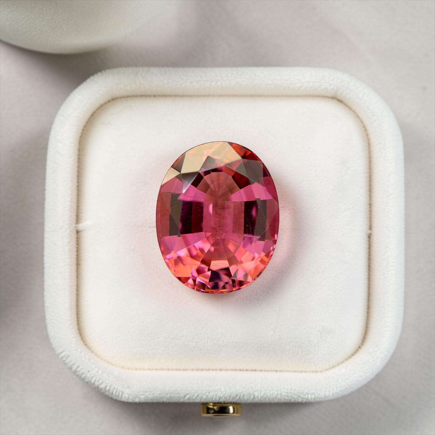 15.01 CT NATURAL RUBELITE PERFECT OVAL CUT