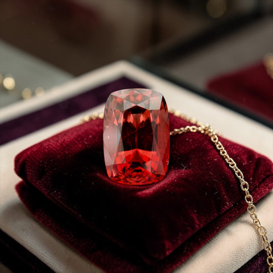 24.84 CT NATURAL TOURMALINE PERFECT CUSHION CUT